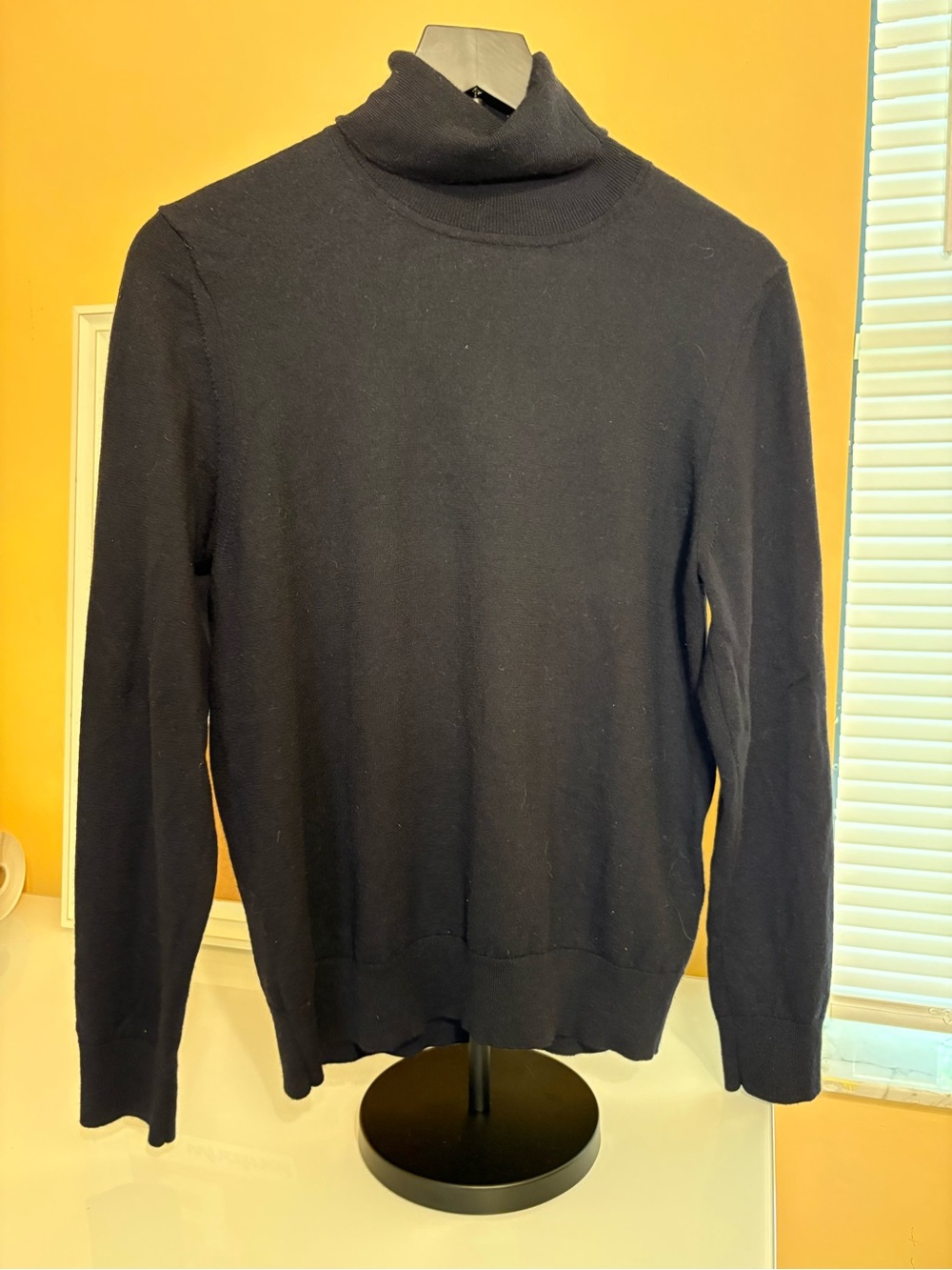 Sandro Black Women's Turtleneck Sweater